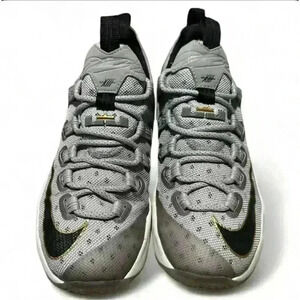 Nike LeBron 13 Low Men's Basketball Shoes Gray/Blk/Gold- Men’s Size 7
